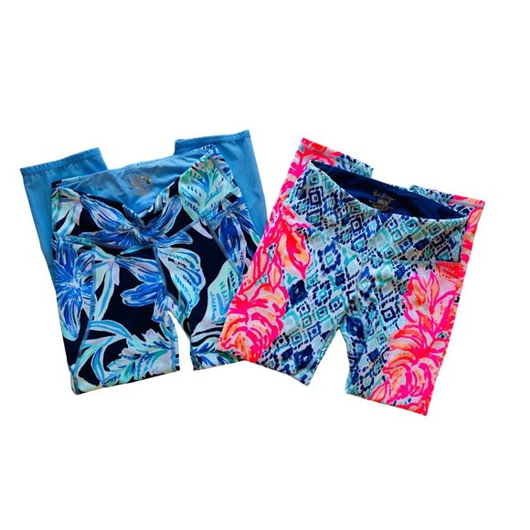 Lilly Pulitzer Women's Sz XS Luxletic Crop Legging Multicolor - Picture 1 of 10